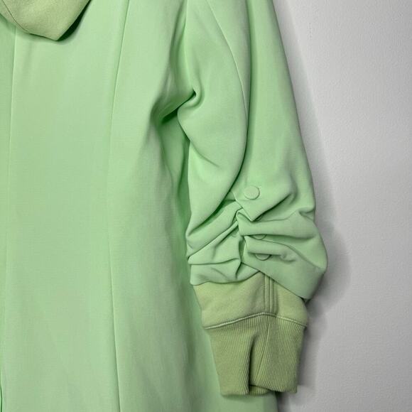 Cinq a Sept Khloe Hooded Blazer Jacket in Green Papaya Size US 14 - Picture 8 of 10